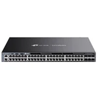 Switch Tp-Link Omada Sg6654Xhp 48 Puertos Gigabit Rj45 Poe 6 Puertos Sfp A 10G L3 Rip, Ospf, Ecmp, Vrrp, Pim-Dm, Pim-Sm, And Dhcp Server/Relay