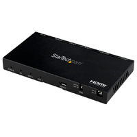 Splitter Hdmi De 2 Puertos 1X2 De Audio Y Video Hdmi 2.0 4K 60Hz Con Escalador Y Extractor De Audio 3.5Mm/Spdif - 1 Entrada Y 2 Salidas - Copiado Edid - Tv/Proyector - Startech.Com Mod. St122Hd20