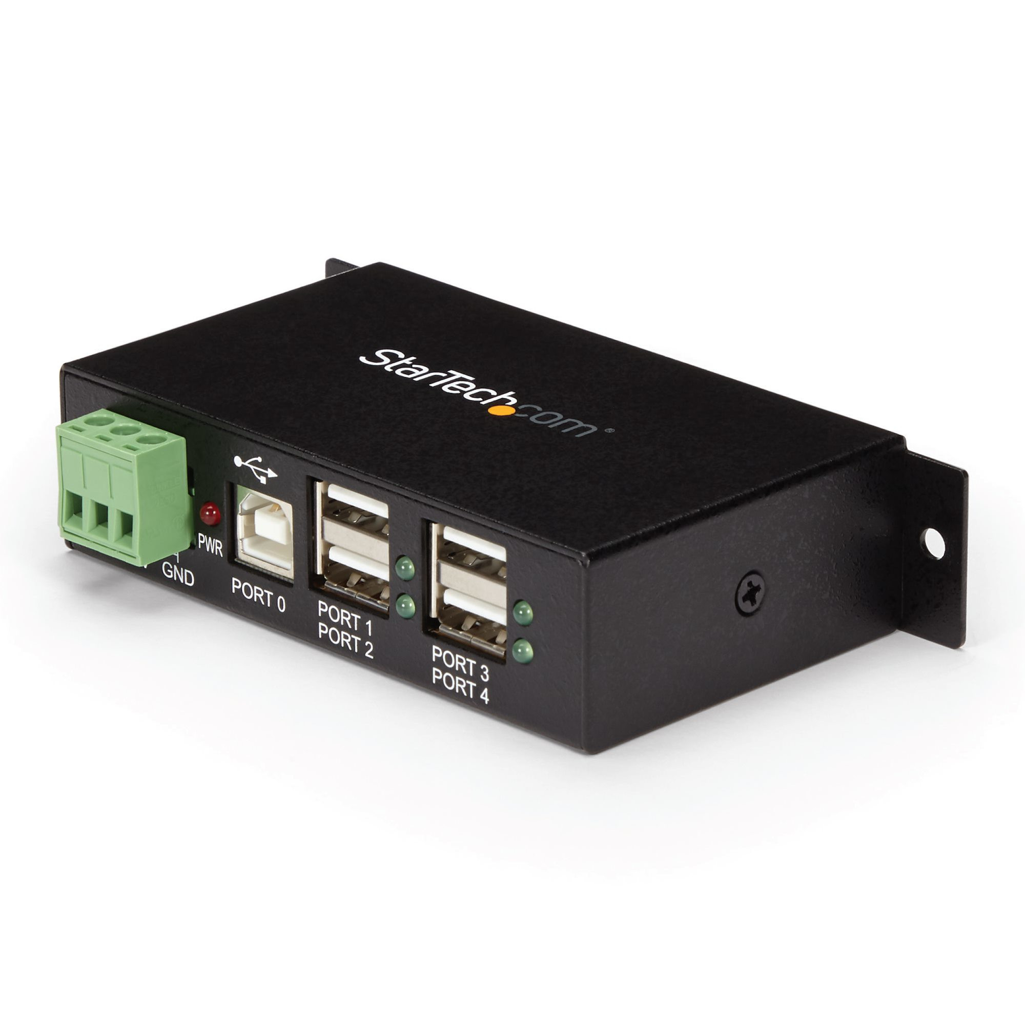 Adaptador Concentrador Hub Usb 2.0 De 4 Puertos Reforzado Industrial Con Alimentacion - Startech.Com Mod. St4200Usbm