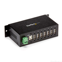 Hub Usb 2.0 De 7 Puertos - Adaptador Concentrador Hub Usb 2.0 De 7 Puertos Reforzado Industrial Con Alimentacion Startech.Com Mod. St7200Usbm