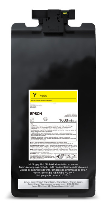 Tinta EPSON UltraChrome PRO12 amarilla de 1.6 litros