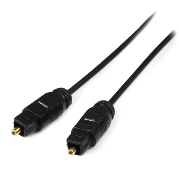 Cable De 3M Toslink Audio Digital Optico Spdif Delgado - Negro - Startech.Com Mod. Thintos10