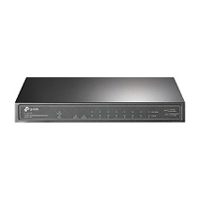 SWITCH | TP-LINK | TL-SG1210P | 8 PUERTOS | RJ45 GIGABIT 10/100/1000 MBPS POE CON 1 PUERTO RJ45 GIGABIT Y 1 RANURA SFP GIGABIT NO ADMINISTRABLE PARA ESCRITORIO