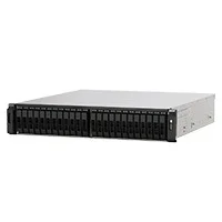 Nas Qnap Ts-H2490Fu-7302P-128G-Us/All-Flash/24 Bahias/Formato Rack/Fuente Redundante/Procesador Amd Epyc 7302P 16Nucleos Hasta 3.3 Ghz/128Gb Ram/2.5Gbe(2)/25 Gbe(4) Usb 3.2(2)/Hotswap/Sin Discosduros