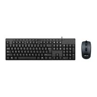 Kit Teclado Y Mouse -  Techzone - Qwerty - Tzaccba01 - Alambrico 1.31Mts  - Teclas 105 + 15 Multimedia - Optico 1000 Dpis - 3 Botones + Scroll
