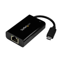 Adaptador De Red Usb C A Ethernet Gigabit Con Pd 2.0 - Adaptador De Red Nic 1Gb Lan Rj45 Usb Tipo C Usb 3.1 Con Pd - Startech.Com Mod. Us1Gc30Pd