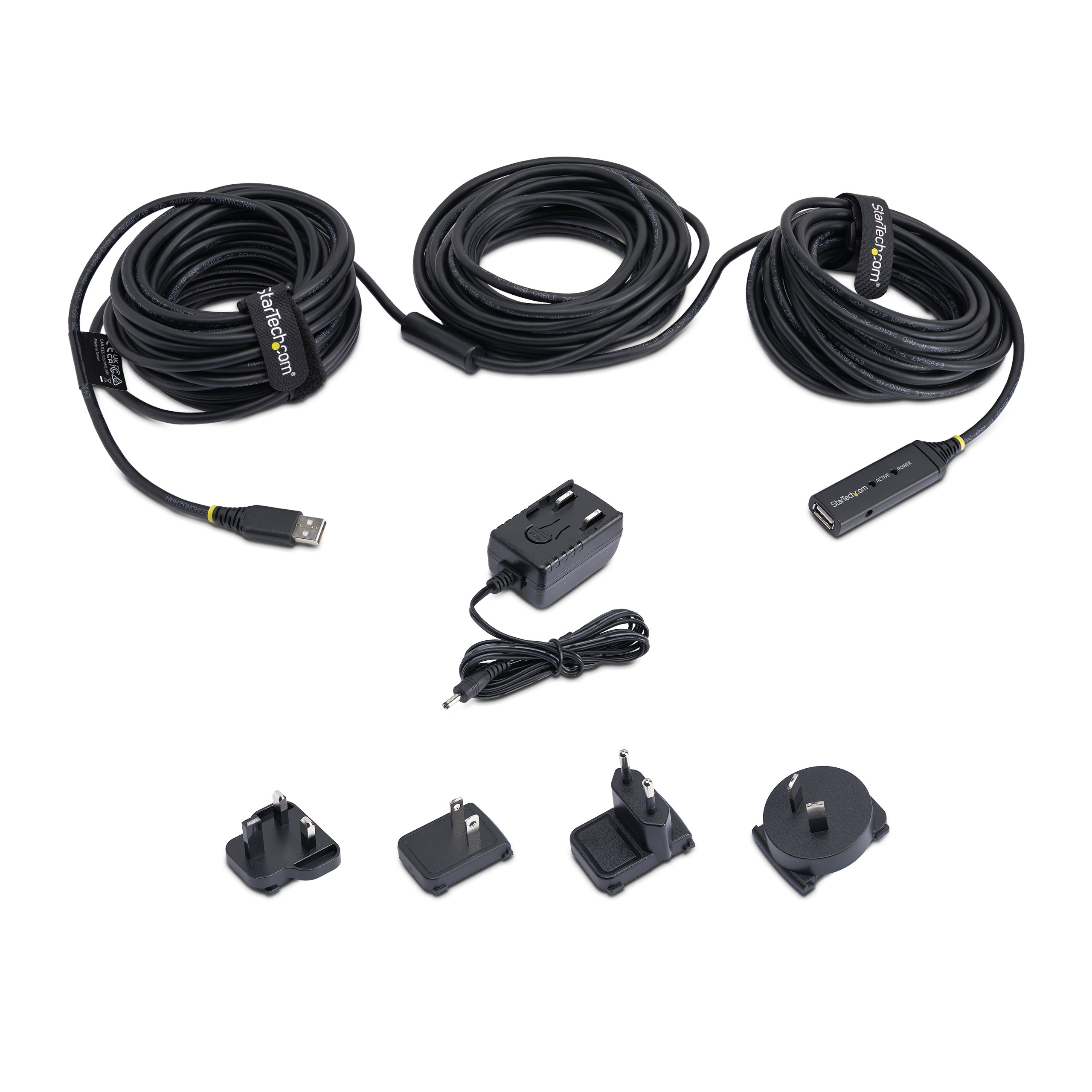 Cable De Extension Alargador De 5M - Usb 2.0 De Extension Alargador Activo De 5 Metros - Macho A Hembra - Con Opcin A Fuente De Poder Externa - Startech.Com Mod. Usb2Aaext5M
