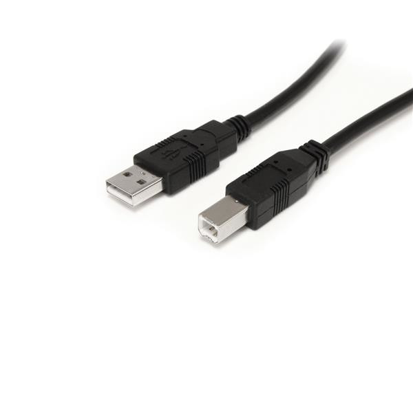 Cable Usb Activo De 9M Para Impresora - 1X Usb A Macho - 1X Usb B Macho - Adaptador Negro - Startech.Com Mod. Usb2Hab30Ac