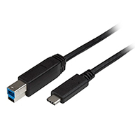 Cable Adaptador De 2M Usb Tipo C A Usb B Usb 3.0 (5Gbps) - Cable De Impresora Usb C A Usb Tipo B Startech