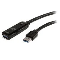 Cable Extensor Alargador Usb 3.0 Superspeed Activo De 3M - Usb A Macho A Hembra - Negro - Startech.Com Mod. Usb3Aaext3M
