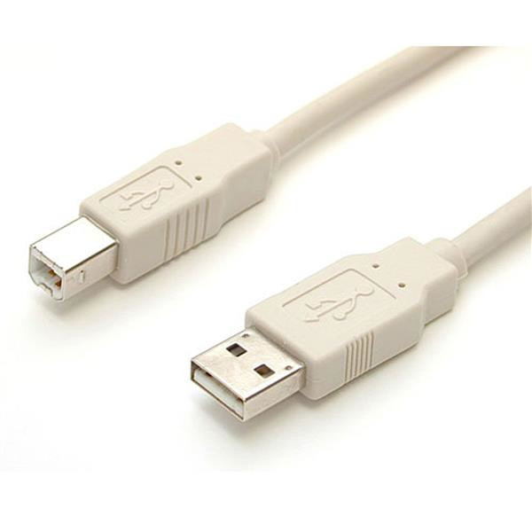 Cable De 1.8M Usb 2.0 Beige - Usb Tipo-A Macho A Usb-B Macho Para Impresora - Startech.Com Mod. Usbfab6
