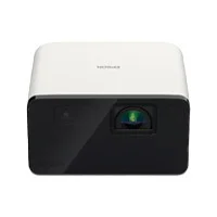 Videoproyector Epson Epiqvision Ef21 Mini Proyector Laser Portatil Blanco Diamante, 3Lcd, 1000 Lumenes, Usb, Wifi, Bluetooth 5.0 Con Google Tv Integrado.