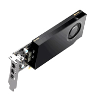 Tarjeta de Video PNY Pro NVIDIA RTX A400 4GB Low Profile Single Fan GDDR6 PCIe 4.0 4xMini DisplayPort