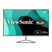 Monitor Led Viewsonic Vx3276-4K-Mhd/ 31.5 Pulgadas/ 4K Uhd/ 3840X2160 /Mva/ Hdr 10/ Hdmi/ Display Port/ 140Hz/Bocina Interna/ 3 Años De Garantia