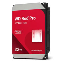 DISCO DURO INTERNO WD RED PRO 22TB 3.5 ESCRITORIO SATA3 6GB/S 512MB 7200RPM 24X7 HOTPLUG NAS 1-24 BAHIAS WD221KFGX