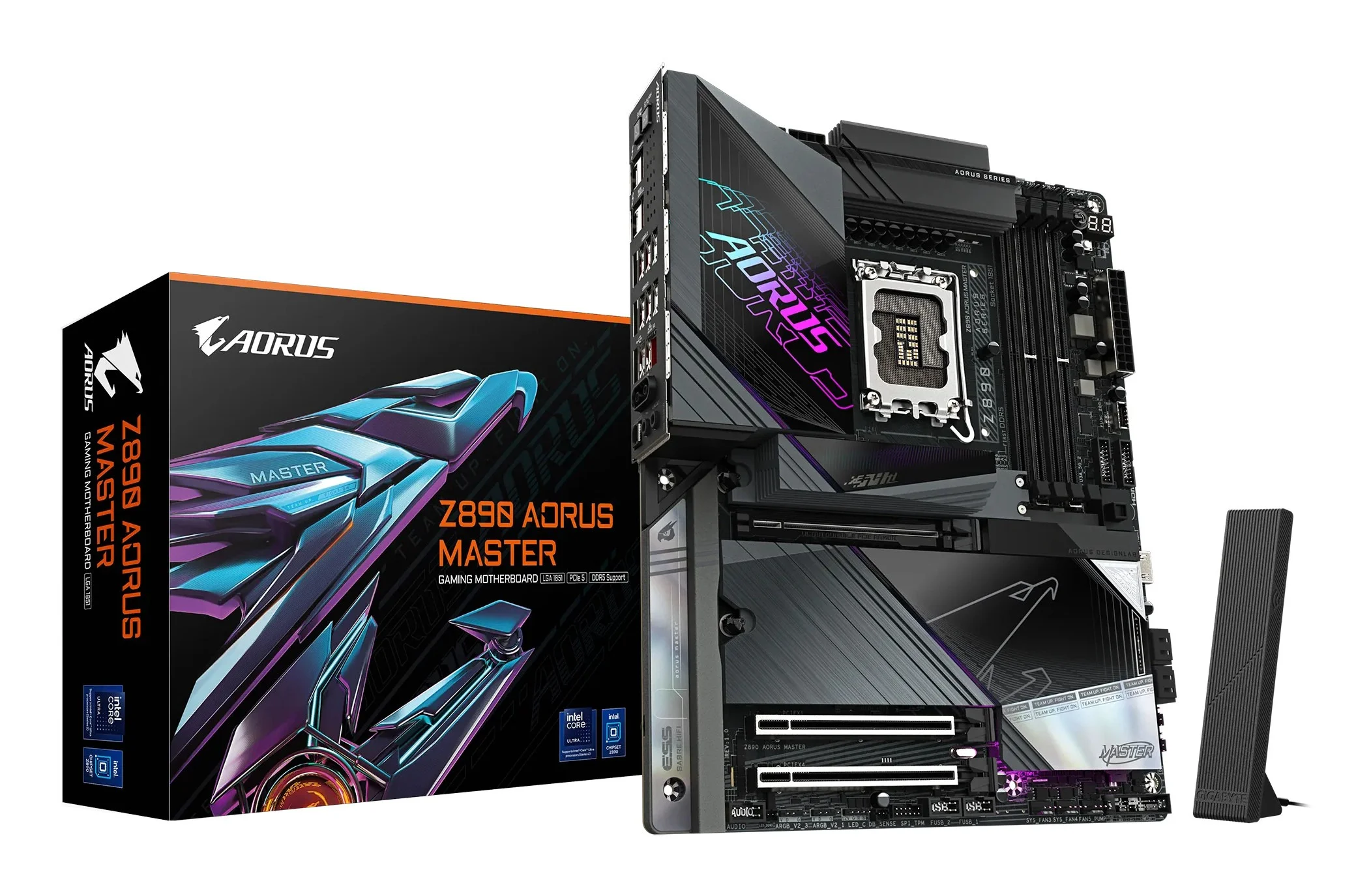 Tarjeta Madre Gigabyte Z890 Aorus Master / Ddr5 / Socket 1851 Intel Serie 2 / Wifi 7 / Bt / Gama Alta