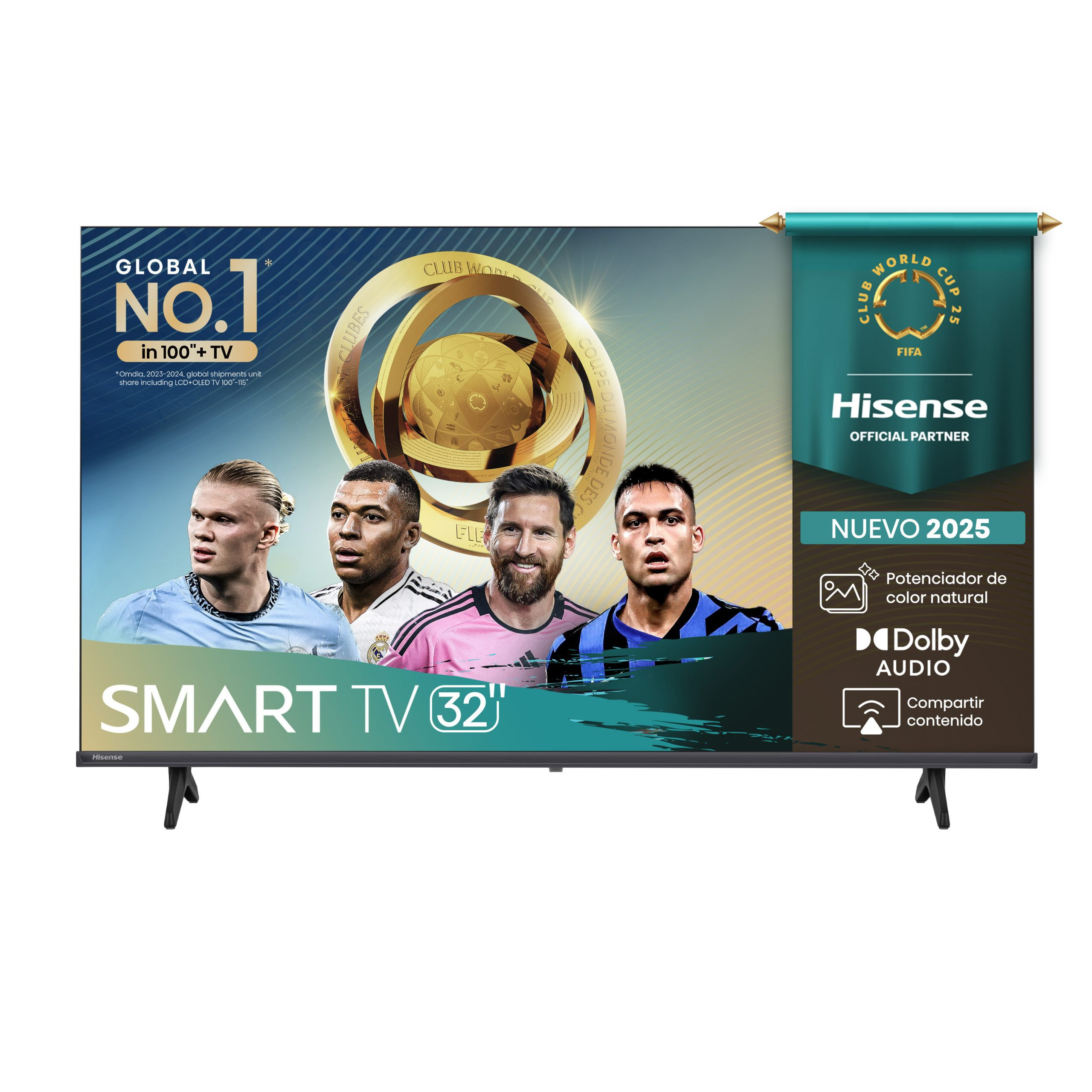DISPLAY LED 32 INC HISENSE SMART HD VIDA