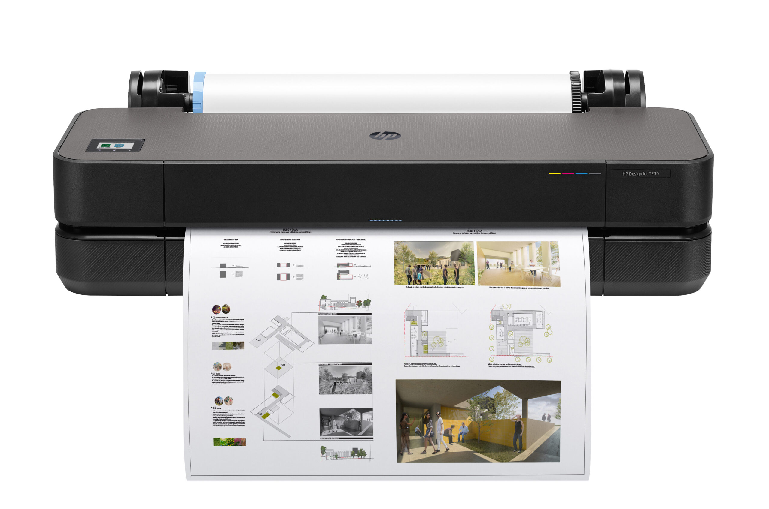 Plotter HP DesignJet T230 de 24 pulgadas Inyeccion Termica de tinta Resolucion 2400x1200 dpi