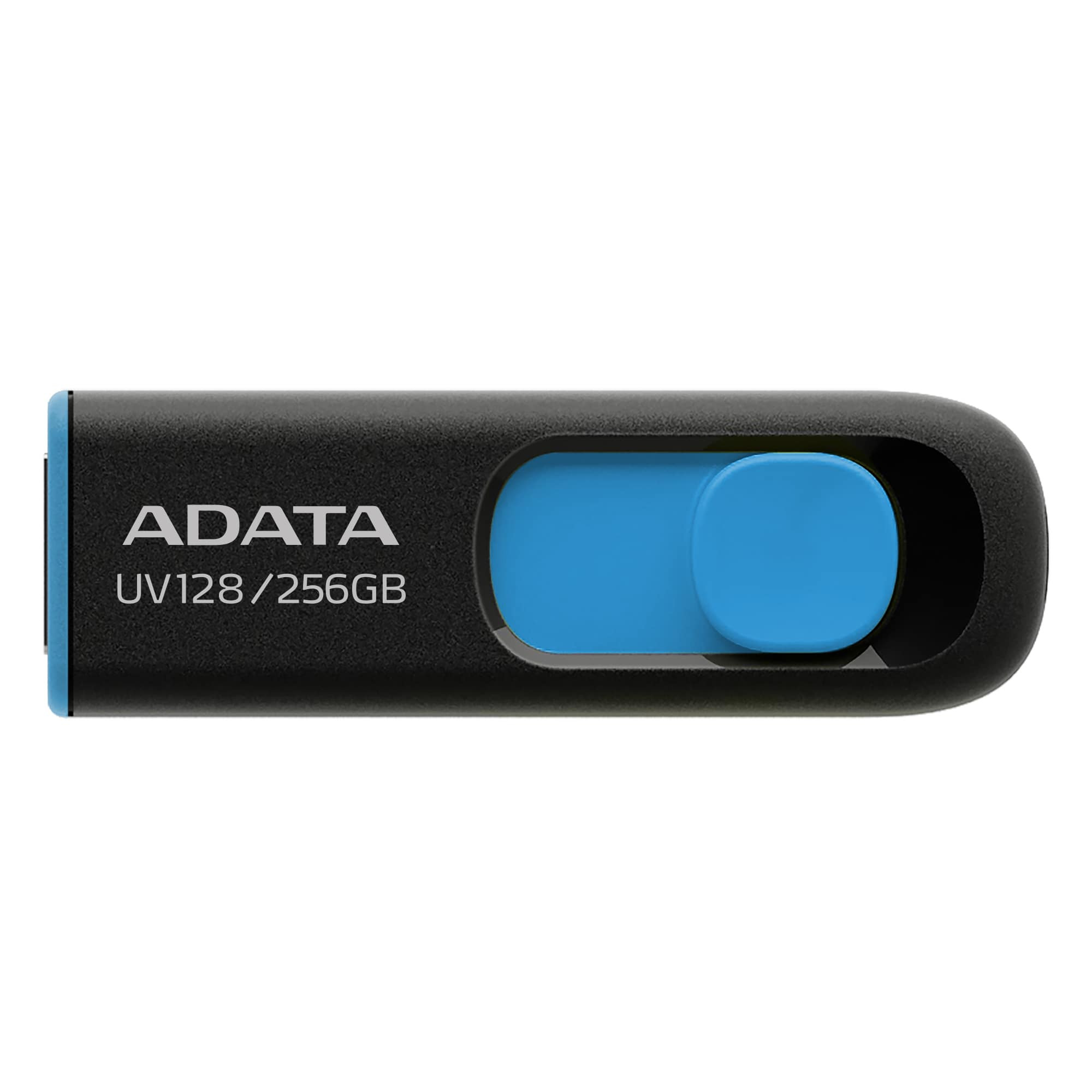 Memoria Adata USB 256GB UV128 3.2 Negro con Azul
